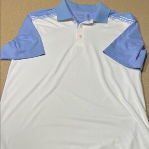 Walter Hagen Sky Blue and White Polo Shirt